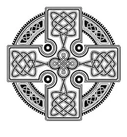 Chữ Thập Celtic Tròn 14 - Image 2