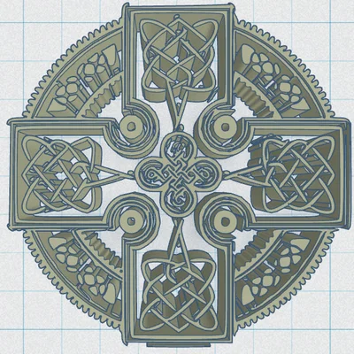 Chữ Thập Celtic Tròn 14