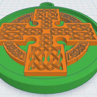 Thánh Giá Celtic Tròn 10