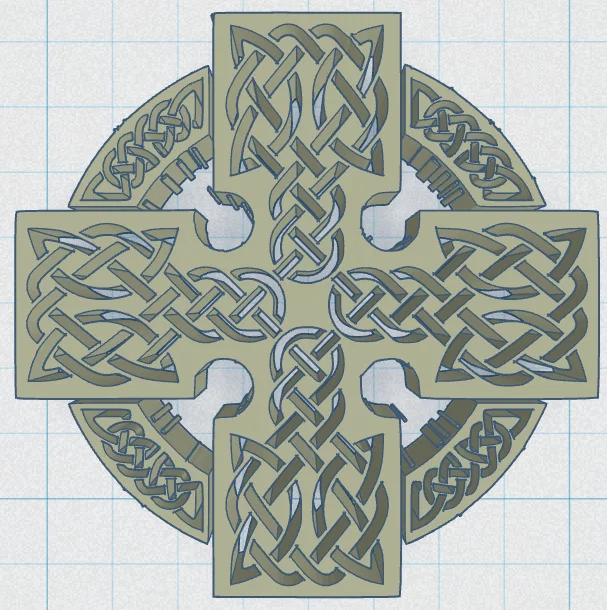 Thánh Giá Celtic Tròn 10 - Image 3