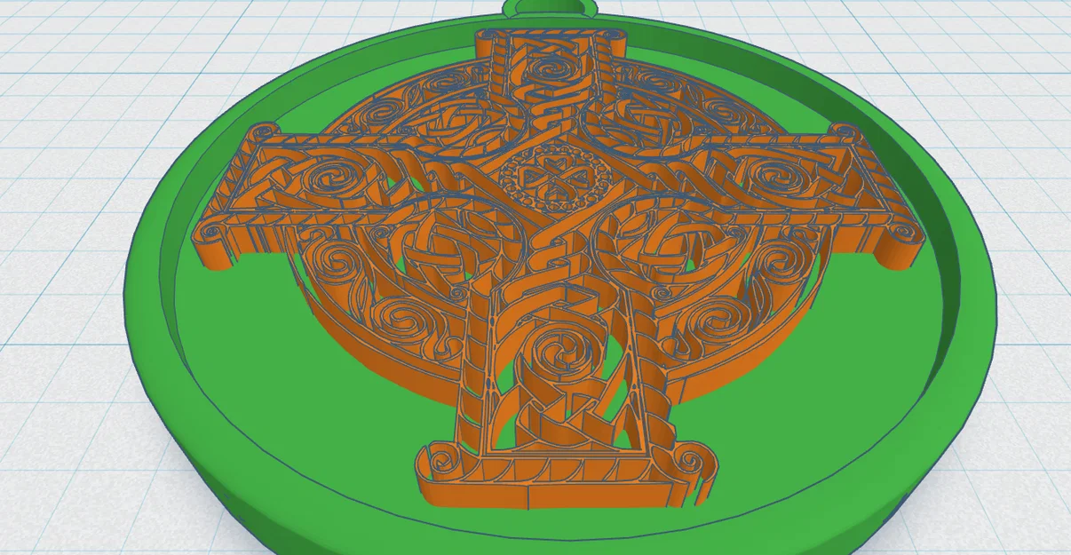 Chữ Thập Celtic Tròn 8 - Image 1