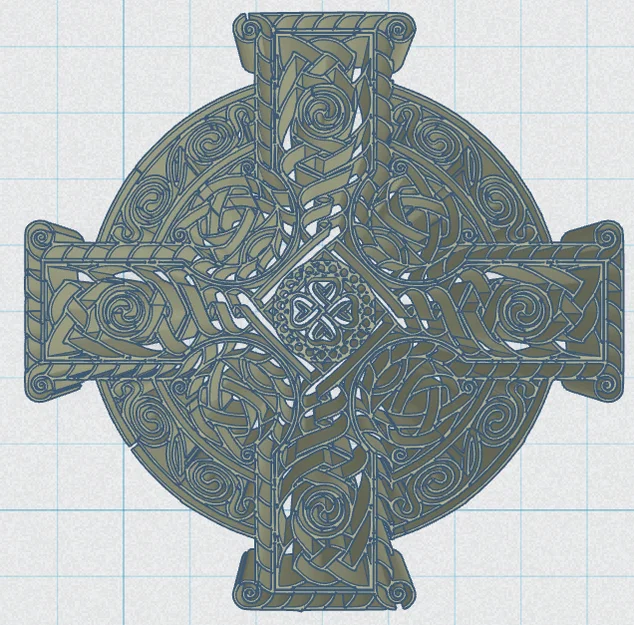 Chữ Thập Celtic Tròn 8 - Image 2