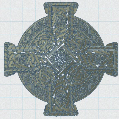 Chữ Thập Celtic Tròn 8