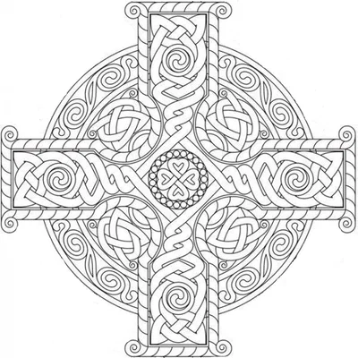 Chữ Thập Celtic Tròn 8
