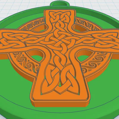 Chữ thập Celtic tròn 6