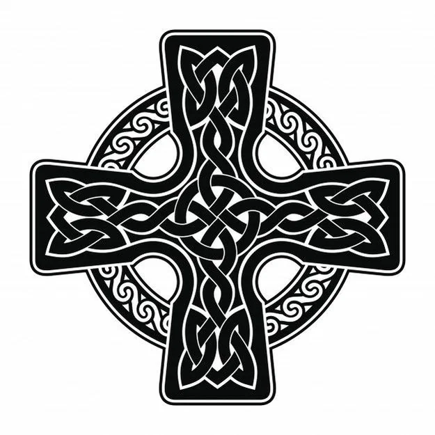 Chữ thập Celtic tròn 6 - Image 2