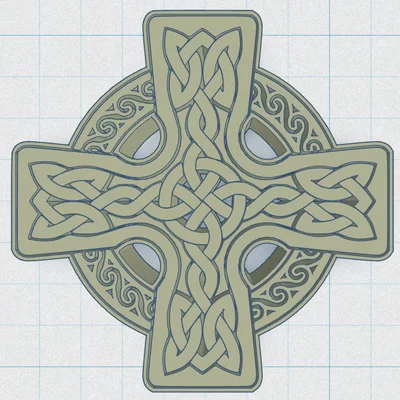 Chữ thập Celtic tròn 6