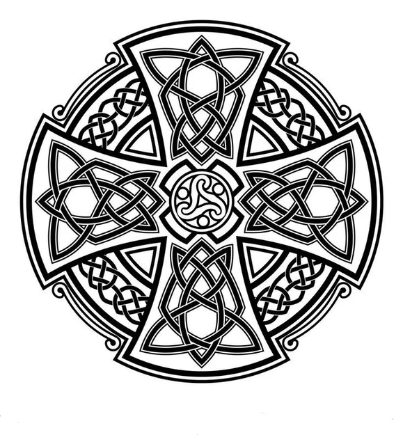 Thánh Giá Celtic Tròn 4 - Image 2