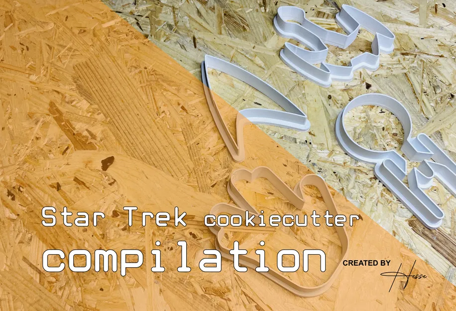 Bộ khuôn cắt bánh Star Trek - Image 1