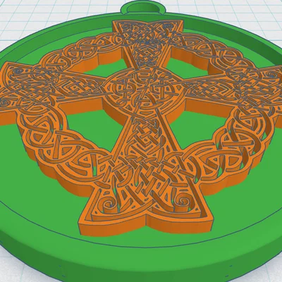 Thánh Giá Celtic Vòng Tròn 1