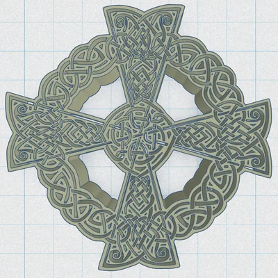 Thánh Giá Celtic Vòng Tròn 1