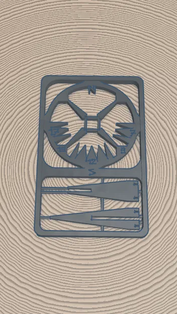 Kit Card Pocket Sundial (La Bàn Mặt Trời Mini Dạng Thẻ) - Image 4