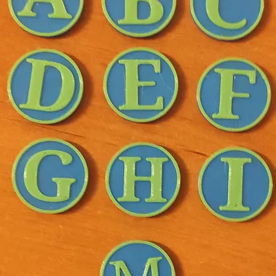 Thẻ Mua Hàng Bằng Giỏ Hàng Với Các Chữ Cái