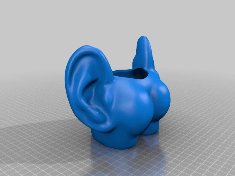 Chậu hoa Arsch mit Ohren - Chậu hoa hình mông có tai - Image 2