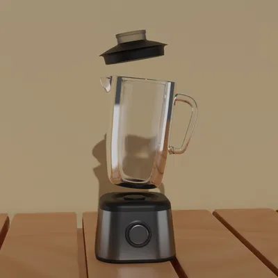 MÔ HÌNH MÁY ĐÁNH KEM/MÁY XAY SINH TỐ THU NHỎ