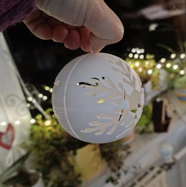 Quả cầu Giáng sinh có đèn LED - Image 2