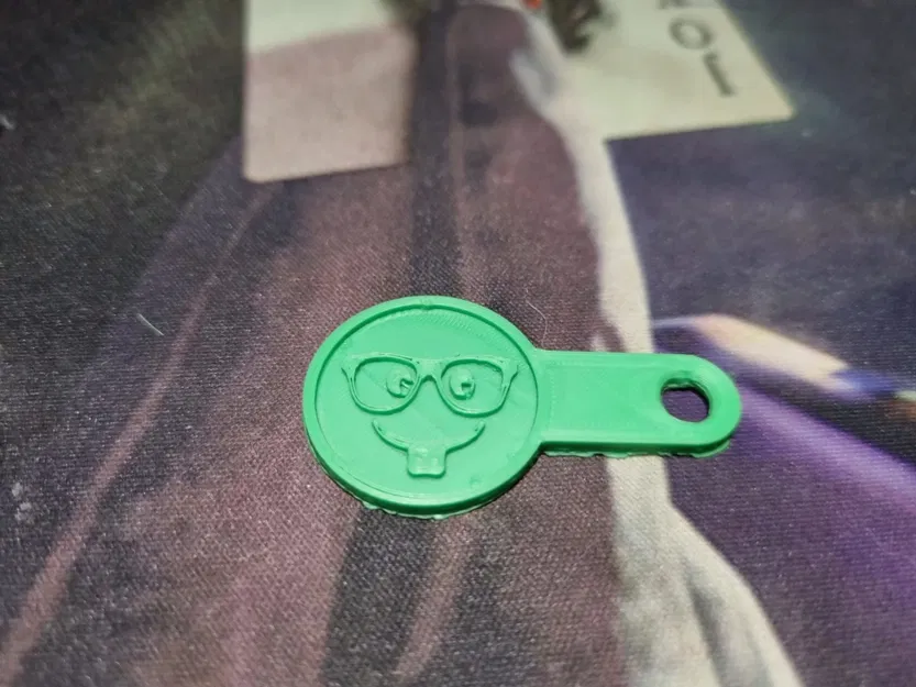 Móc Khóa Xe Đẩy Hàng Euro Emoji "Awesome" - Image 1