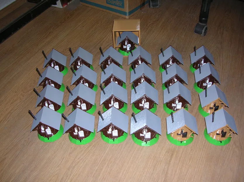 Stump Cottage with LED light / Pařezová chaloupka s LED osvětlením - Image 3