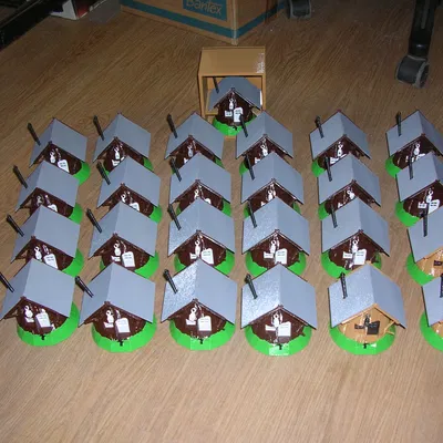 Stump Cottage with LED light / Pařezová chaloupka s LED osvětlením