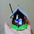 Stump Cottage with LED light / Pařezová chaloupka s LED osvětlením - Thumbnail 6