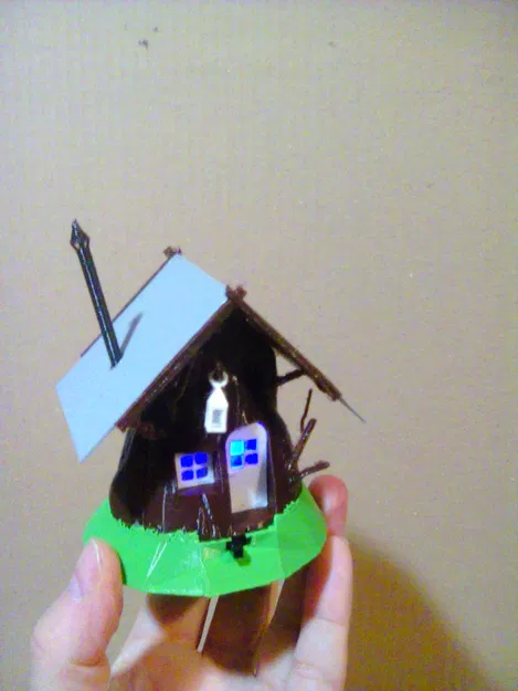 Stump Cottage with LED light / Pařezová chaloupka s LED osvětlením - Image 10