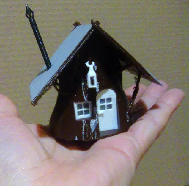 Stump Cottage with LED light / Pařezová chaloupka s LED osvětlením - Image 11