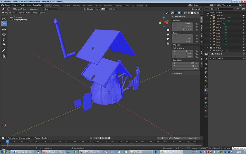 Stump Cottage with LED light / Pařezová chaloupka s LED osvětlením - Image 20