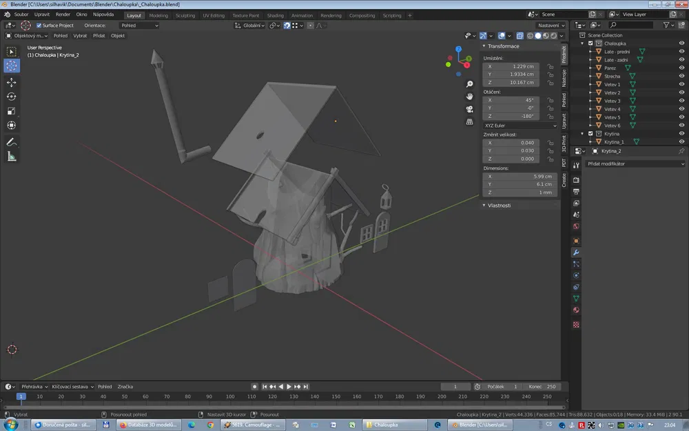 Stump Cottage with LED light / Pařezová chaloupka s LED osvětlením - Image 21
