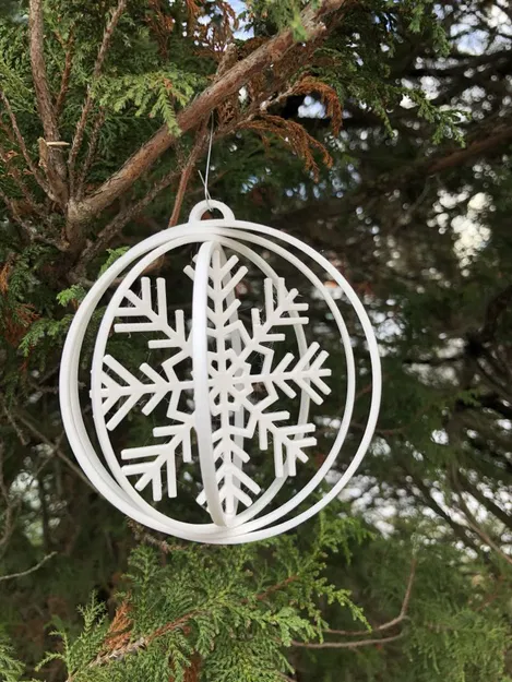 Đồ Trang Trí Bông Tuyết Có Thể Gấp Lại - Image 1