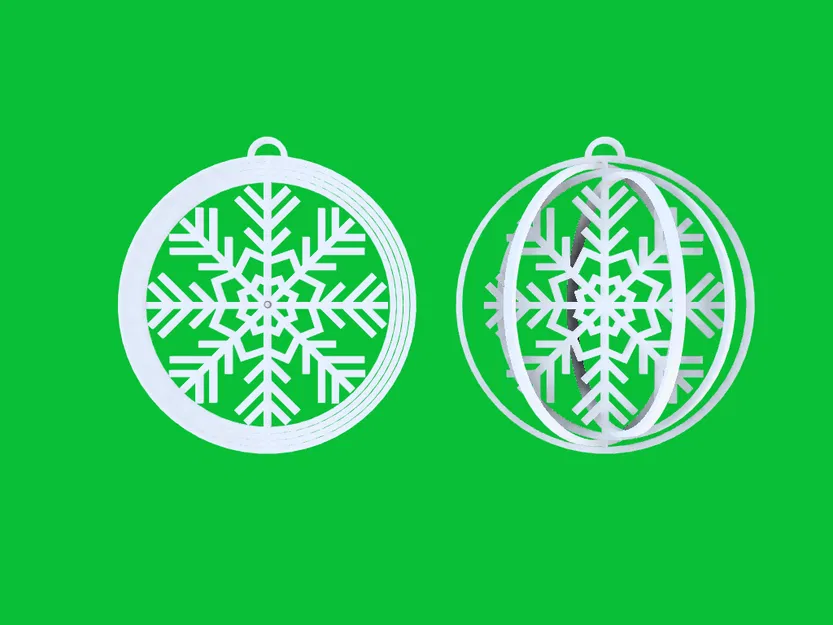 Đồ Trang Trí Bông Tuyết Có Thể Gấp Lại - Image 2