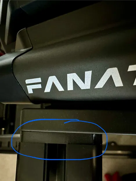 Miếng đệm đế bánh lái Fanatec CSL DD cho Giá đỡ Fanatec Podium DD GT Omega PRIME - Image 1