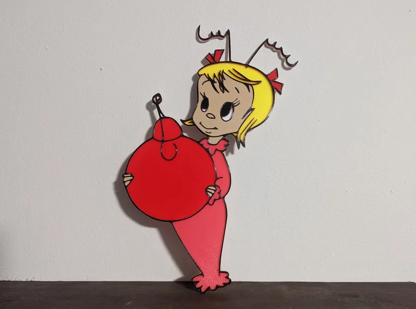Mô hình 3D Cindy-Lou Who - Bản hoạt hình gốc 1966 - Image 1