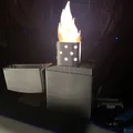 Zippo Lighter with Flame cho DieHard Christmas - Thumbnail 1