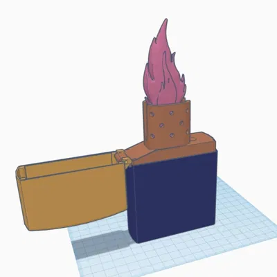 Zippo Lighter with Flame cho DieHard Christmas