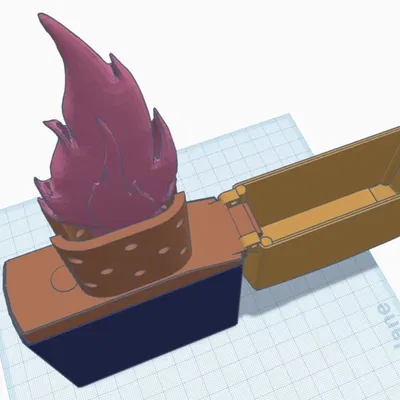 Zippo Lighter with Flame cho DieHard Christmas