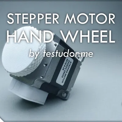 Bánh Xe Cầm Tay Động Cơ Bước 50mm Cho Trục D 8mm