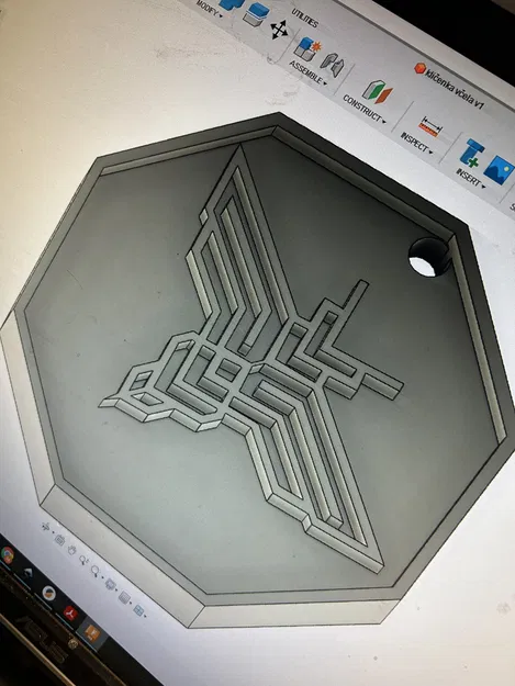 Móc khóa ong / přívěsek včela - Image 2