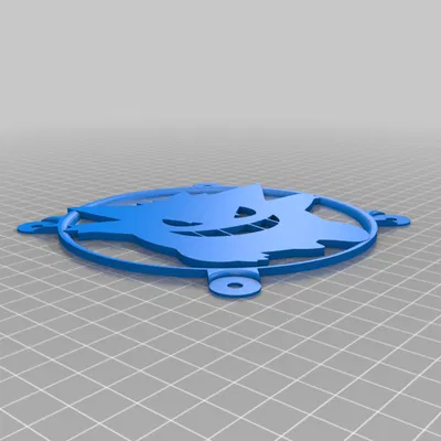 Nắp Quạt PC Gengar 120mm - Thiết Kế Trang Trí Vui Nhộn