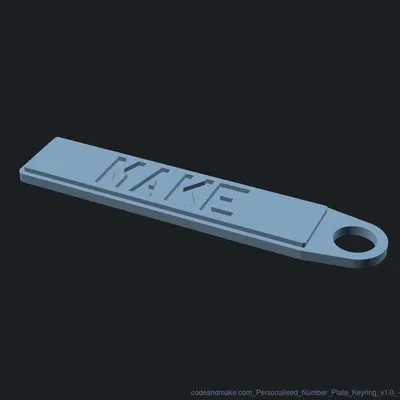 Móc khóa biển số xe cá nhân hóa EU/UK/GB