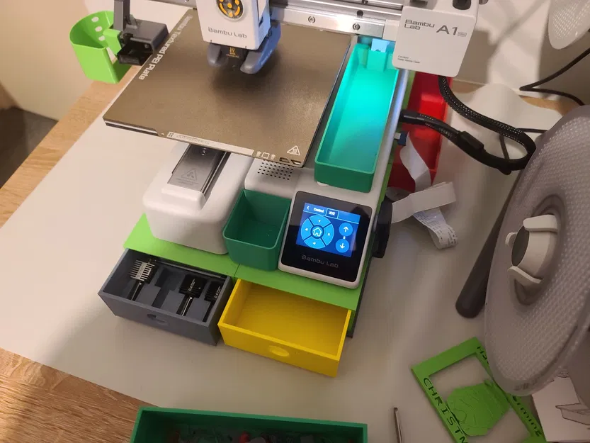 HỘP LƯU TRỮ DƯỚI MÁY BAMBU LABS A1 MINI - Image 2