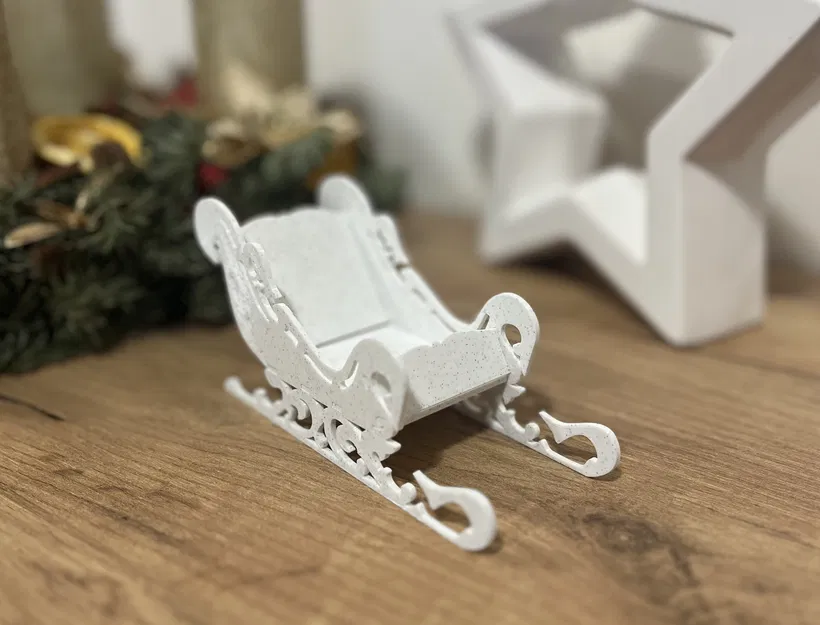 Đồ trang trí Giáng sinh "Xe trượt tuyết" - Image 1