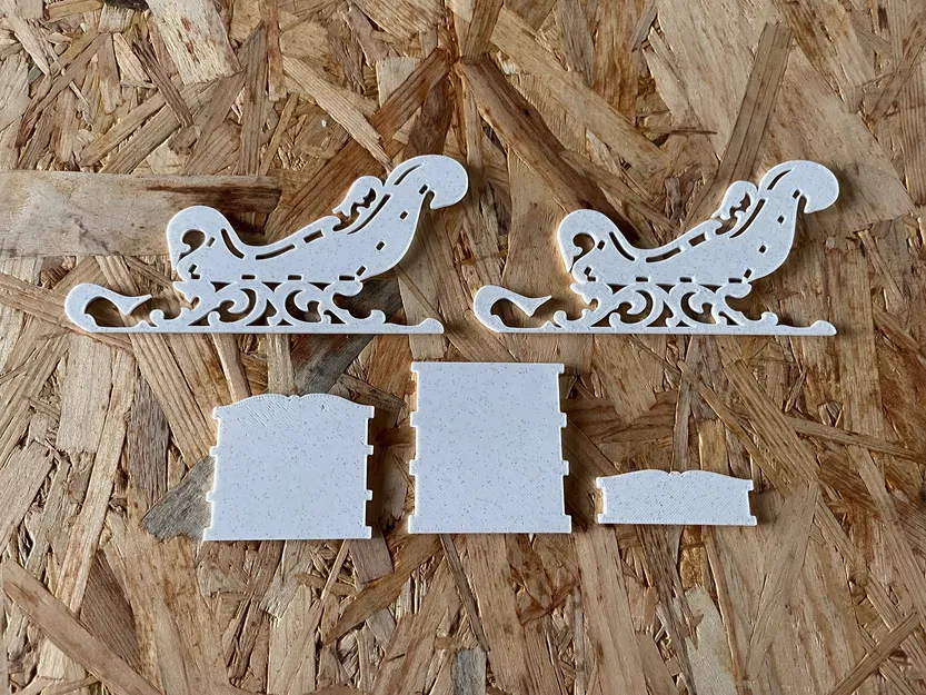 Đồ trang trí Giáng sinh "Xe trượt tuyết" - Image 2