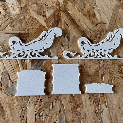 Đồ trang trí Giáng sinh "Xe trượt tuyết"