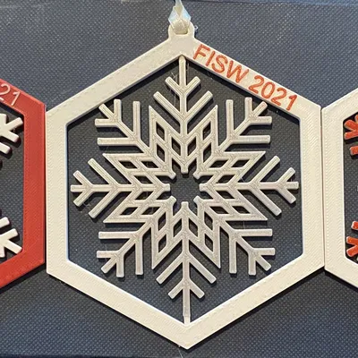 Móc Trang Trí Bông Tuyết Quay