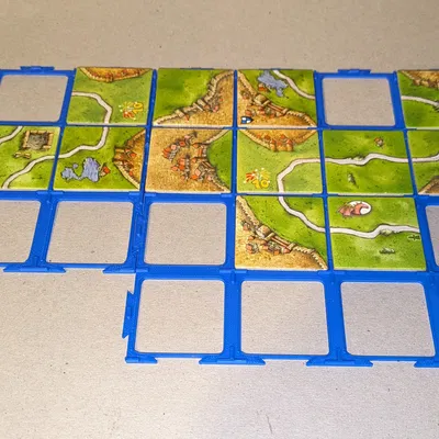 Lưới ô xếp tùy chỉnh cho trò chơi cờ bàn như Carcassonne, Karak, Isle of Skye, Alhambra và nhiều hơn nữa...