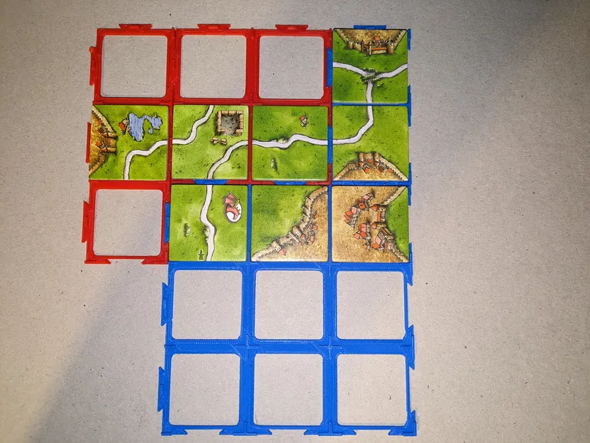 Lưới ô xếp tùy chỉnh cho trò chơi cờ bàn như Carcassonne, Karak, Isle of Skye, Alhambra và nhiều hơn nữa... - Image 2