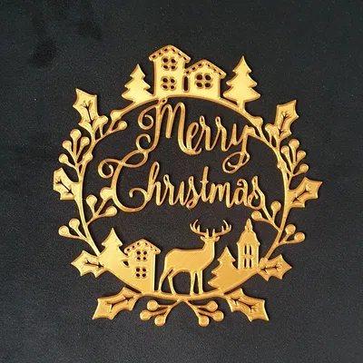 Đồ Trang Trí Giáng Sinh - Quả Châu Merry Christmas