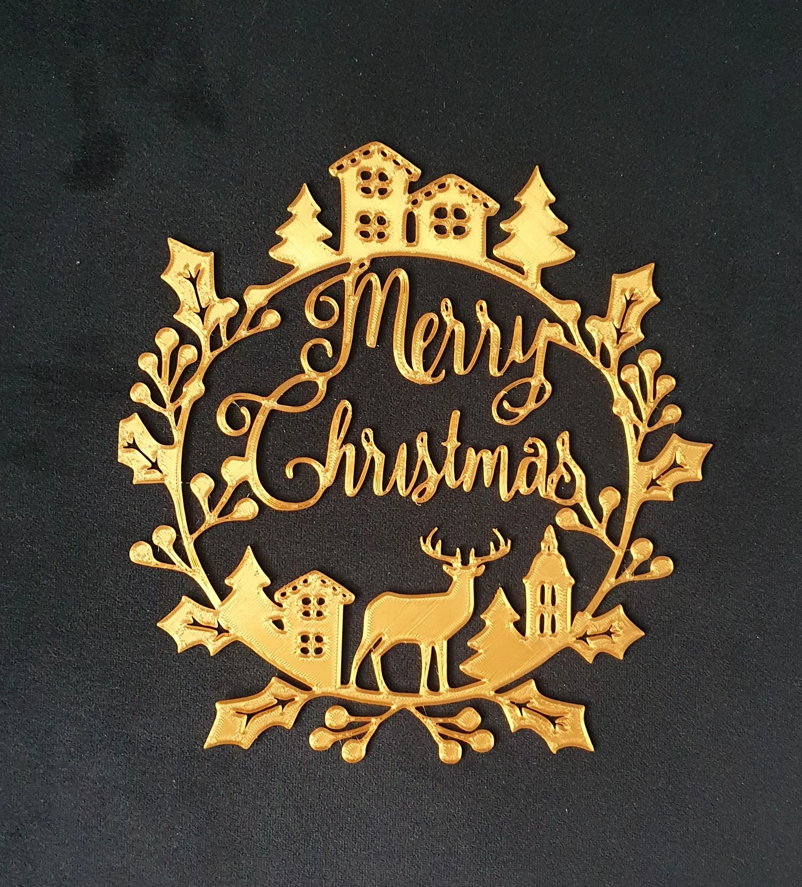 Đồ Trang Trí Giáng Sinh - Quả Châu Merry Christmas 1