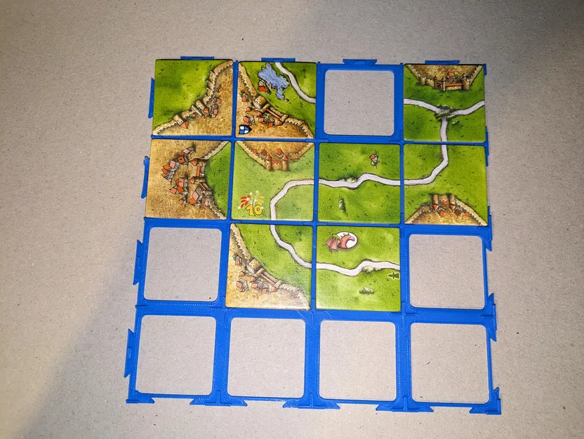 Lưới ô xếp tùy chỉnh cho trò chơi cờ bàn như Carcassonne, Karak, Isle of Skye, Alhambra và nhiều hơn nữa... - Image 5