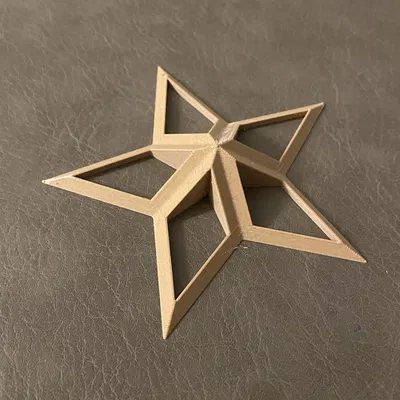 Ngôi sao Giáng sinh - rỗng ruột / Weihnachtsstern